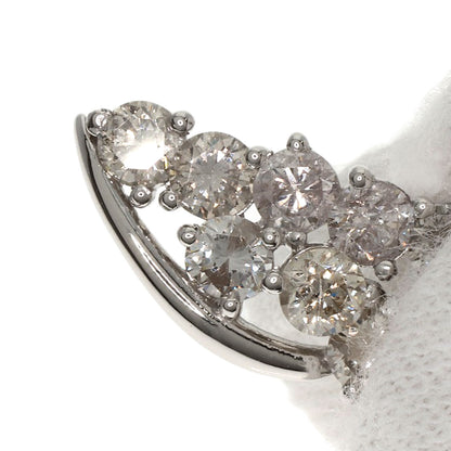 1ct Diamond Necklace Platinum PT850 PT900 3.4g　Ladies