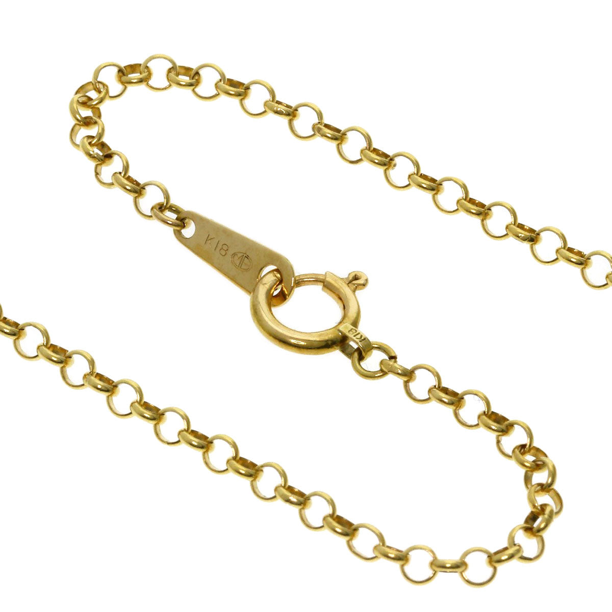 2.38ct Ruby Diamond Necklace K18 Yellow Gold 8.7g　Ladies