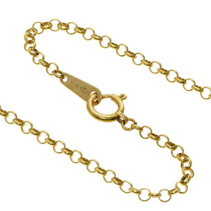 2.38ct Ruby Diamond Necklace K18 Yellow Gold 8.7g　Ladies