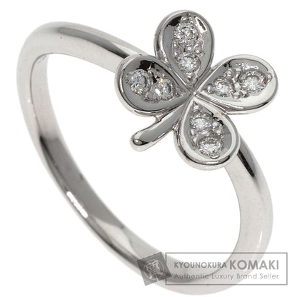 TASAKI Clover Diamond Ring K18 White Gold Ladies [Used]
