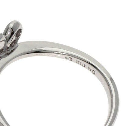 TASAKI Clover Diamond Ring K18 White Gold Ladies [Used]