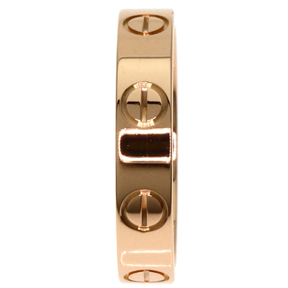 CARTIER Mini love ring # 48 Ring K18 Pink Gold Ladies [Used]