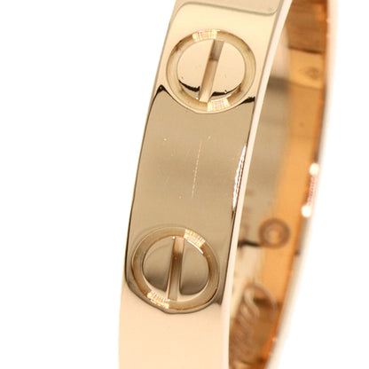 CARTIER Mini love ring # 48 Ring K18 Pink Gold Ladies [Used]