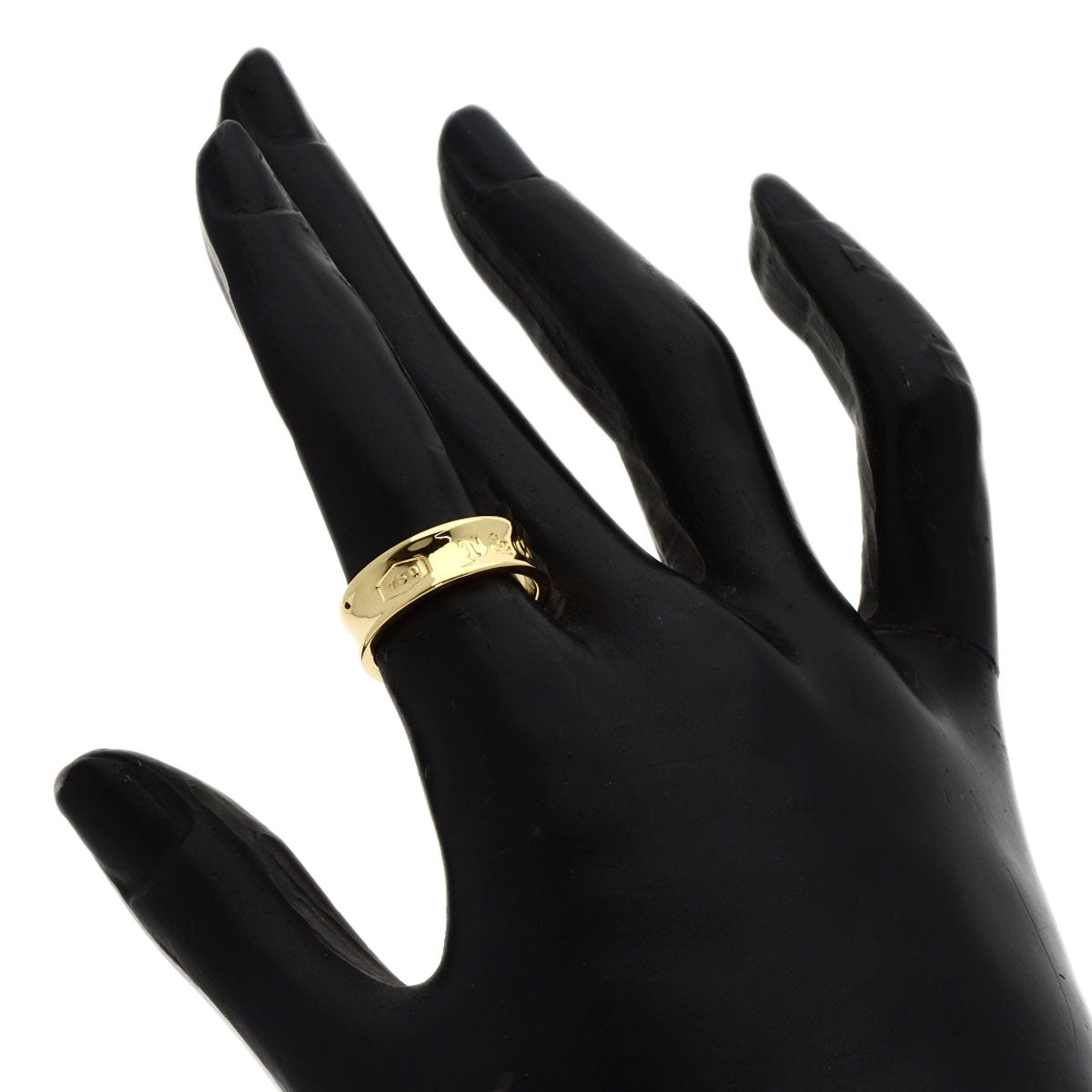 TIFFANY&Co.   1837 narrow Ring  K18 Yellow Gold Ladies [Used]