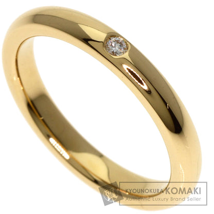 TIFFANY&Co. Stacking band 1P Diamond Ring K18 Yellow Gold Ladies [Used]