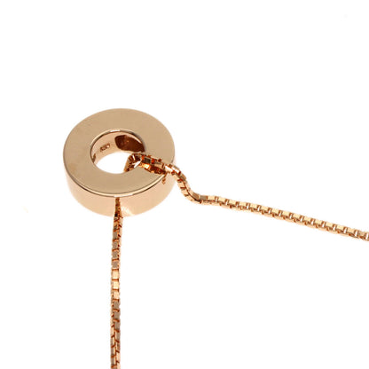 NINA RICCI Circle motif Necklace K18 Pink Gold Ladies [Used]