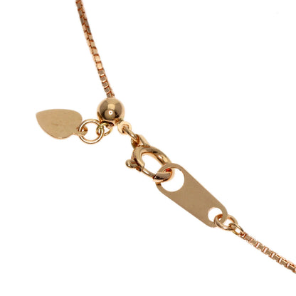 NINA RICCI Circle motif Necklace K18 Pink Gold Ladies [Used]