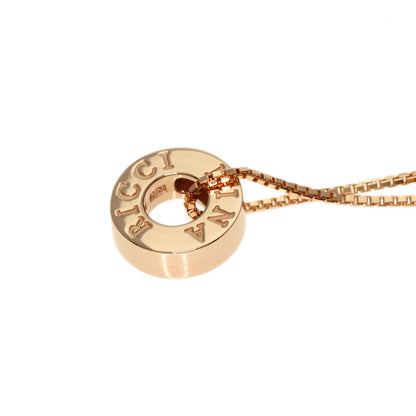 NINA RICCI Circle motif Necklace K18 Pink Gold Ladies [Used]