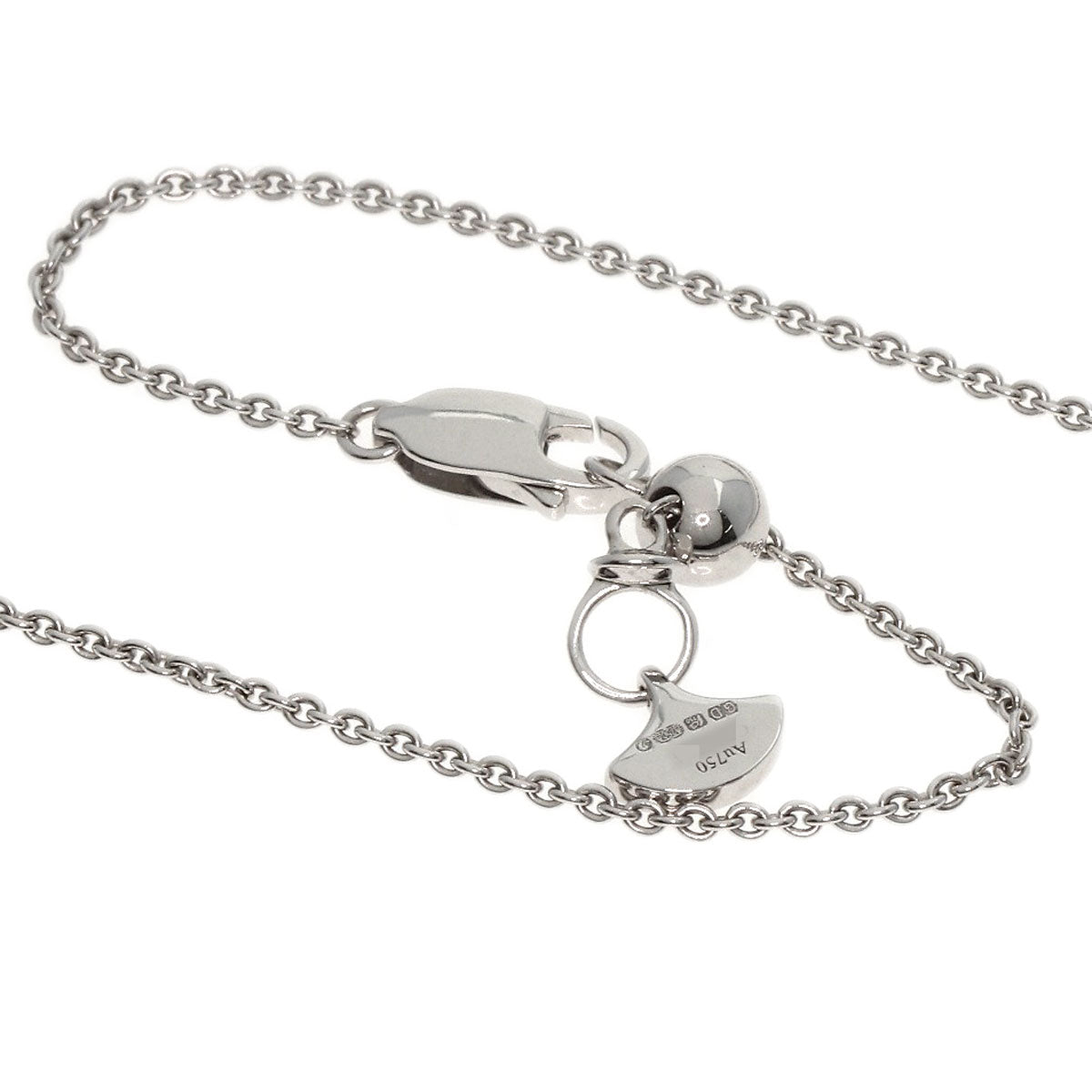 GRAFF Butterfly Diamond Necklace K18 White Gold Ladies [Used]