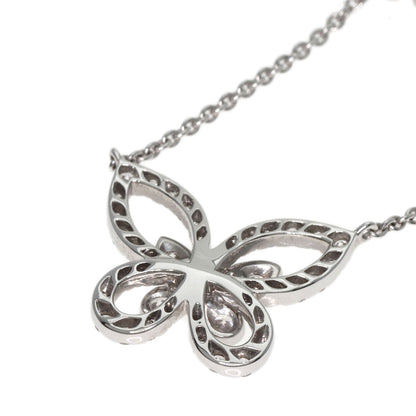 GRAFF Butterfly Diamond Necklace K18 White Gold Ladies [Used]