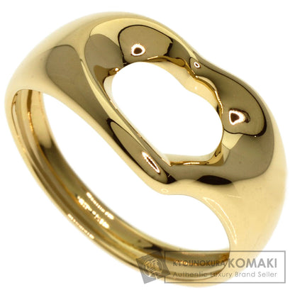 TIFFANY&Co.   Open heart Ring  K18 Yellow Gold Ladies [Used]