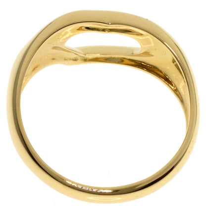 TIFFANY&Co.   Open heart Ring  K18 Yellow Gold Ladies [Used]