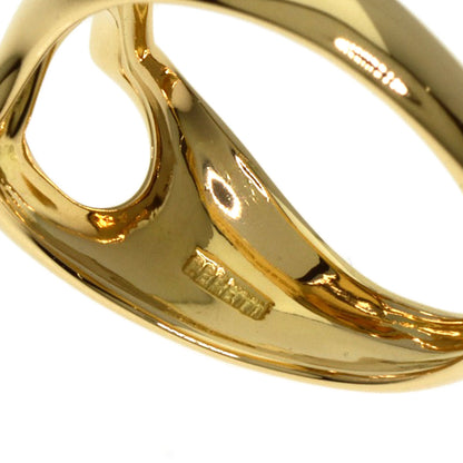 TIFFANY&Co.   Open heart Ring  K18 Yellow Gold Ladies [Used]