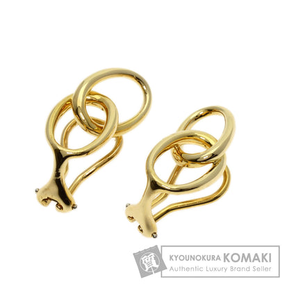 TIFFANY&Co. Double loop Earring K18 Yellow Gold Ladies [Used]