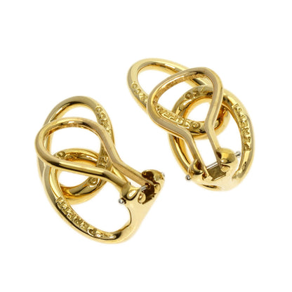 TIFFANY&Co. Double loop Earring K18 Yellow Gold Ladies [Used]