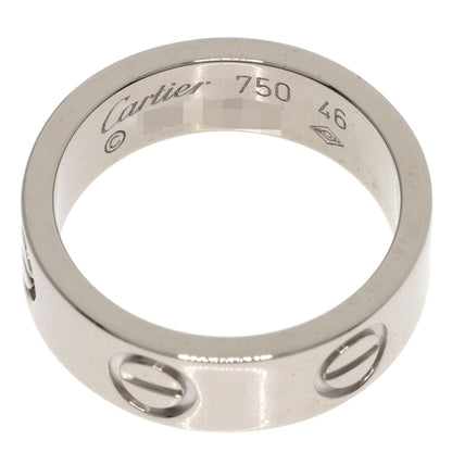 CARTIER love ring #46 Ring K18 White Gold Ladies [Used]