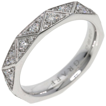 GRAFF Laurence Graff Signature Diamond Ring K18 White Gold Ladies [Used]