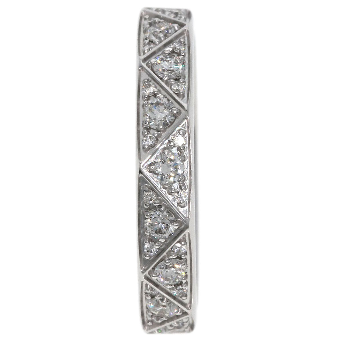 GRAFF Laurence Graff Signature Diamond Ring K18 White Gold Ladies [Used]