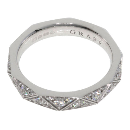 GRAFF Laurence Graff Signature Diamond Ring K18 White Gold Ladies [Used]