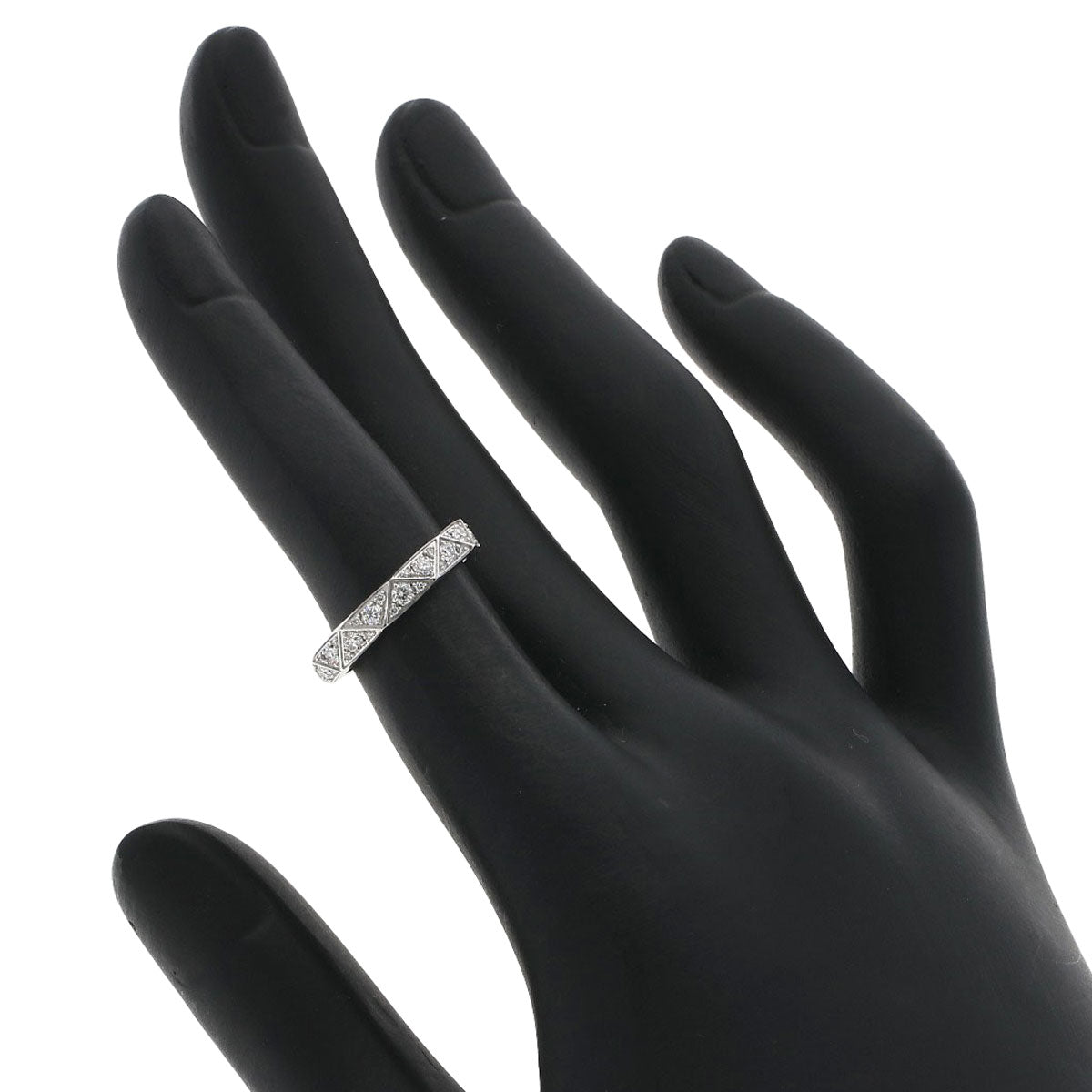 GRAFF Laurence Graff Signature Diamond Ring K18 White Gold Ladies [Used]