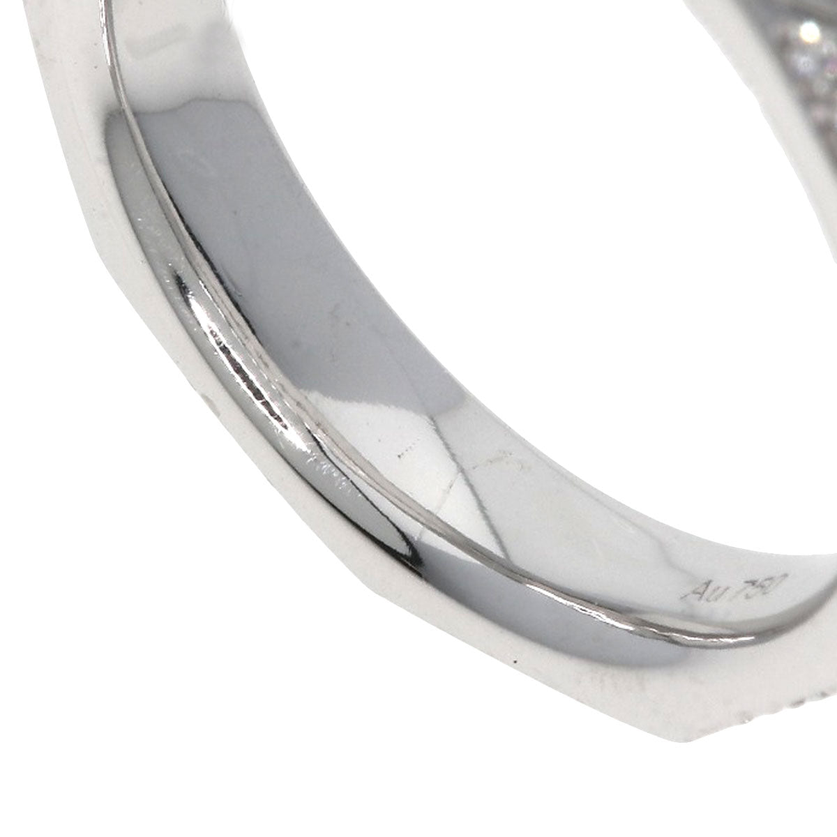 GRAFF Laurence Graff Signature Diamond Ring K18 White Gold Ladies [Used]