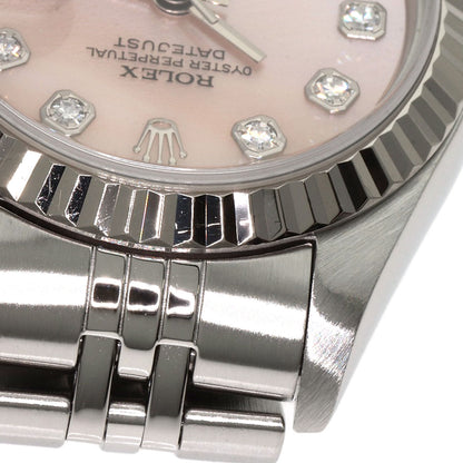 ROLEX DATEJUST 10P Diamond Watches Stainless Steel/Stainless Steel Ladies