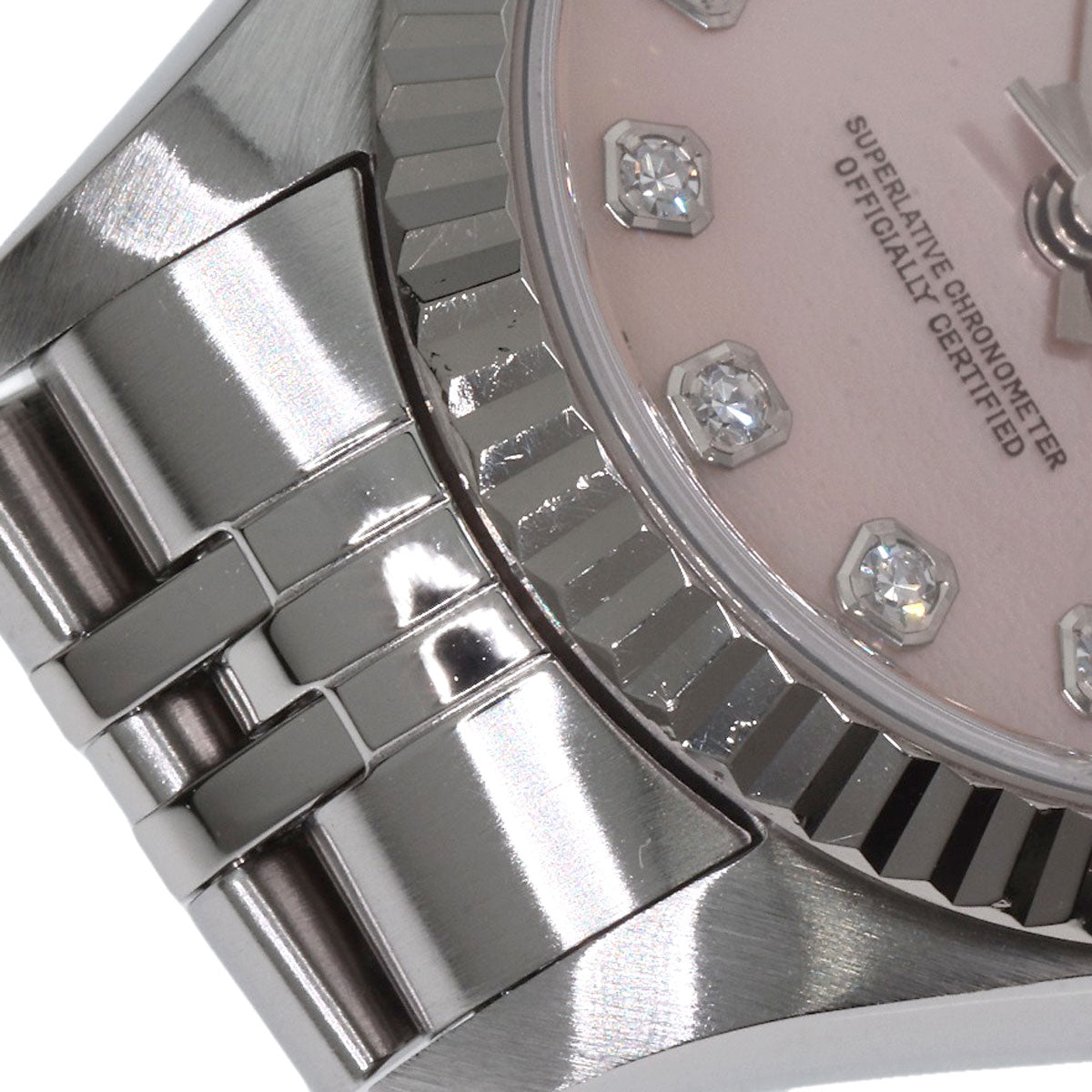 ROLEX DATEJUST 10P Diamond Watches Stainless Steel/Stainless Steel Ladies
