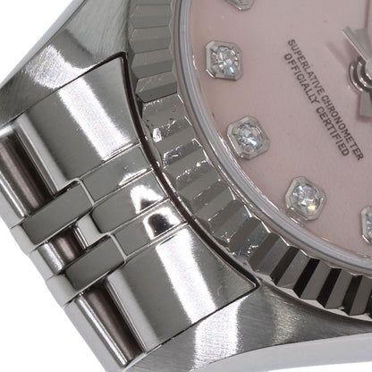 ROLEX DATEJUST 10P Diamond Watches Stainless Steel/Stainless Steel Ladies