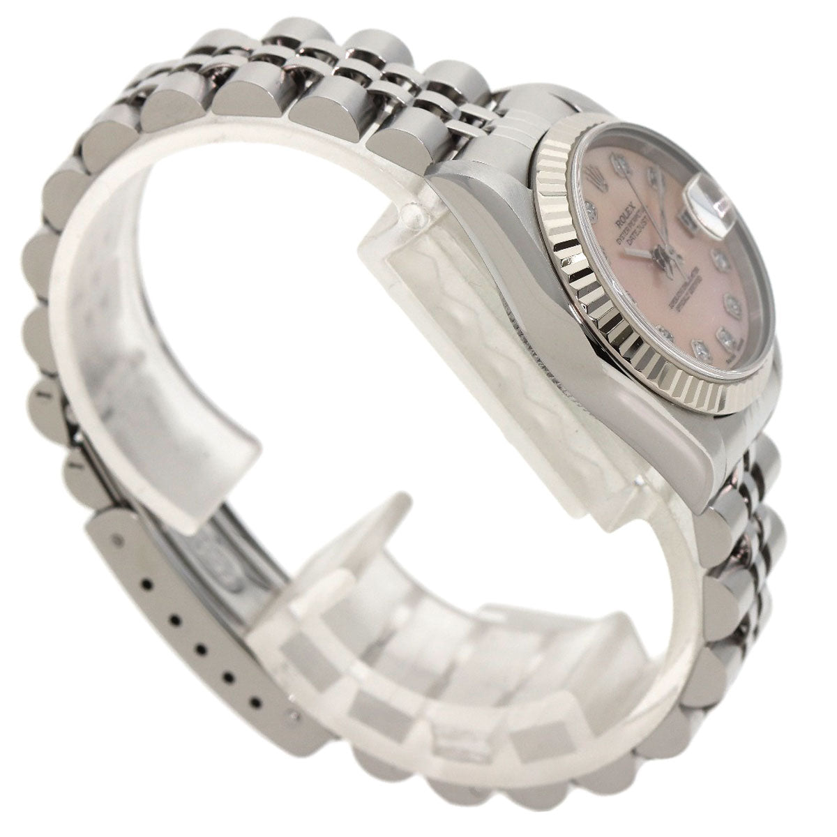 ROLEX DATEJUST 10P Diamond Watches Stainless Steel/Stainless Steel Ladies