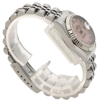 ROLEX DATEJUST 10P Diamond Watches Stainless Steel/Stainless Steel Ladies