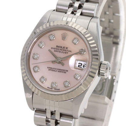 ROLEX DATEJUST 10P Diamond Watches Stainless Steel/Stainless Steel Ladies