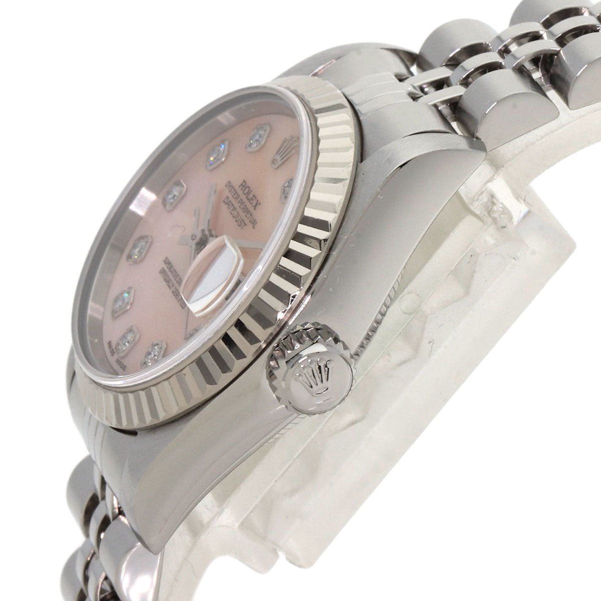 ROLEX DATEJUST 10P Diamond Watches Stainless Steel/Stainless Steel Ladies