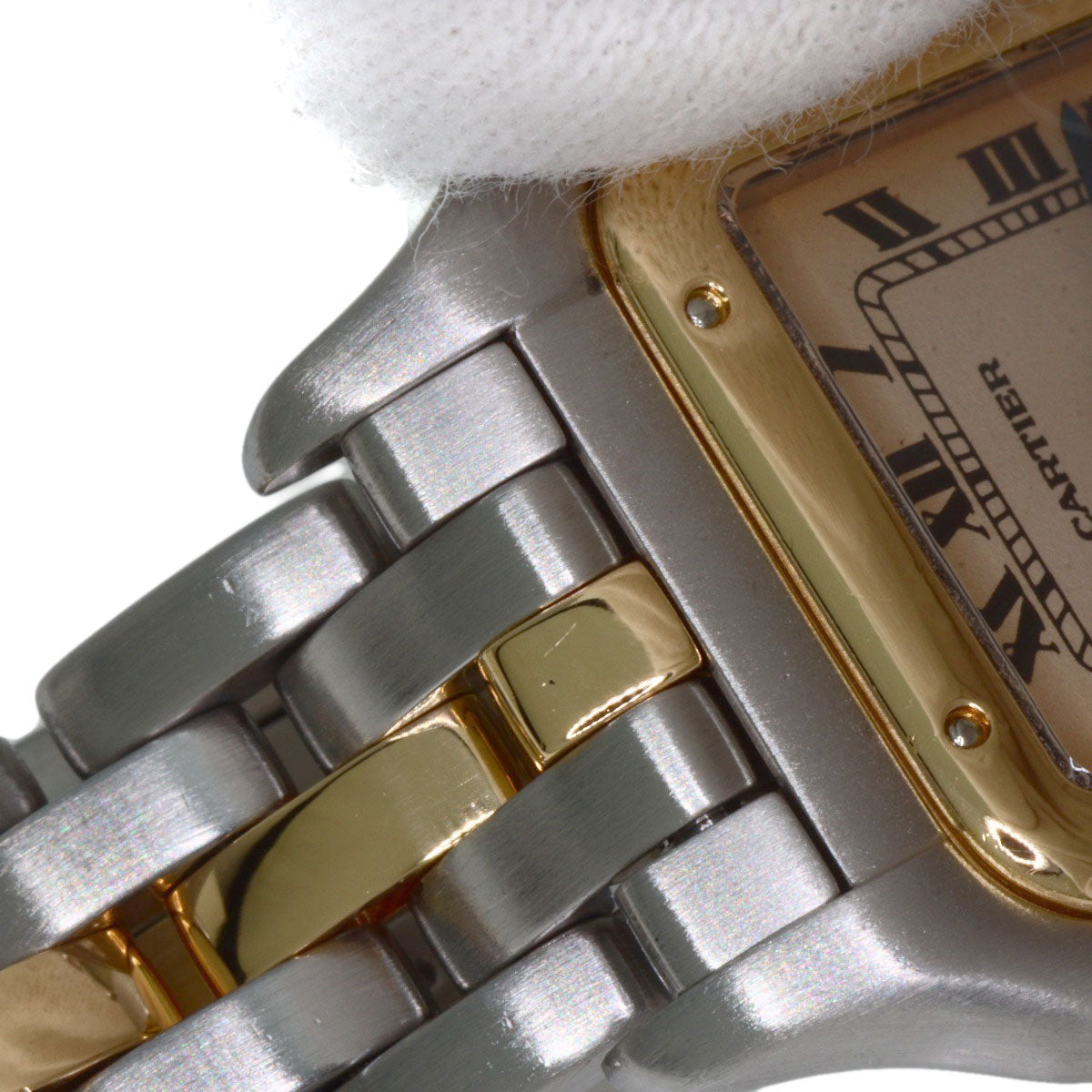 CARTIER PANTHERE SM 1 row Watches W25029B5 Stainless Steel/SSxK18YG Ladies