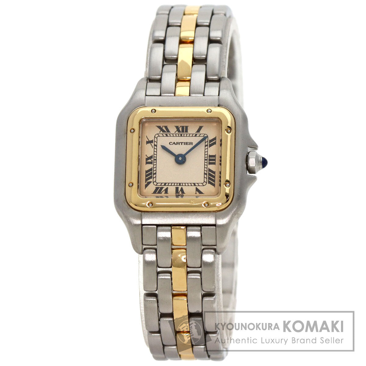 CARTIER PANTHERE SM 1 row Watches W25029B5 Stainless Steel/SSxK18YG Ladies