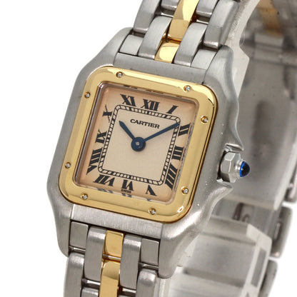 CARTIER PANTHERE SM 1 row Watches W25029B5 Stainless Steel/SSxK18YG Ladies