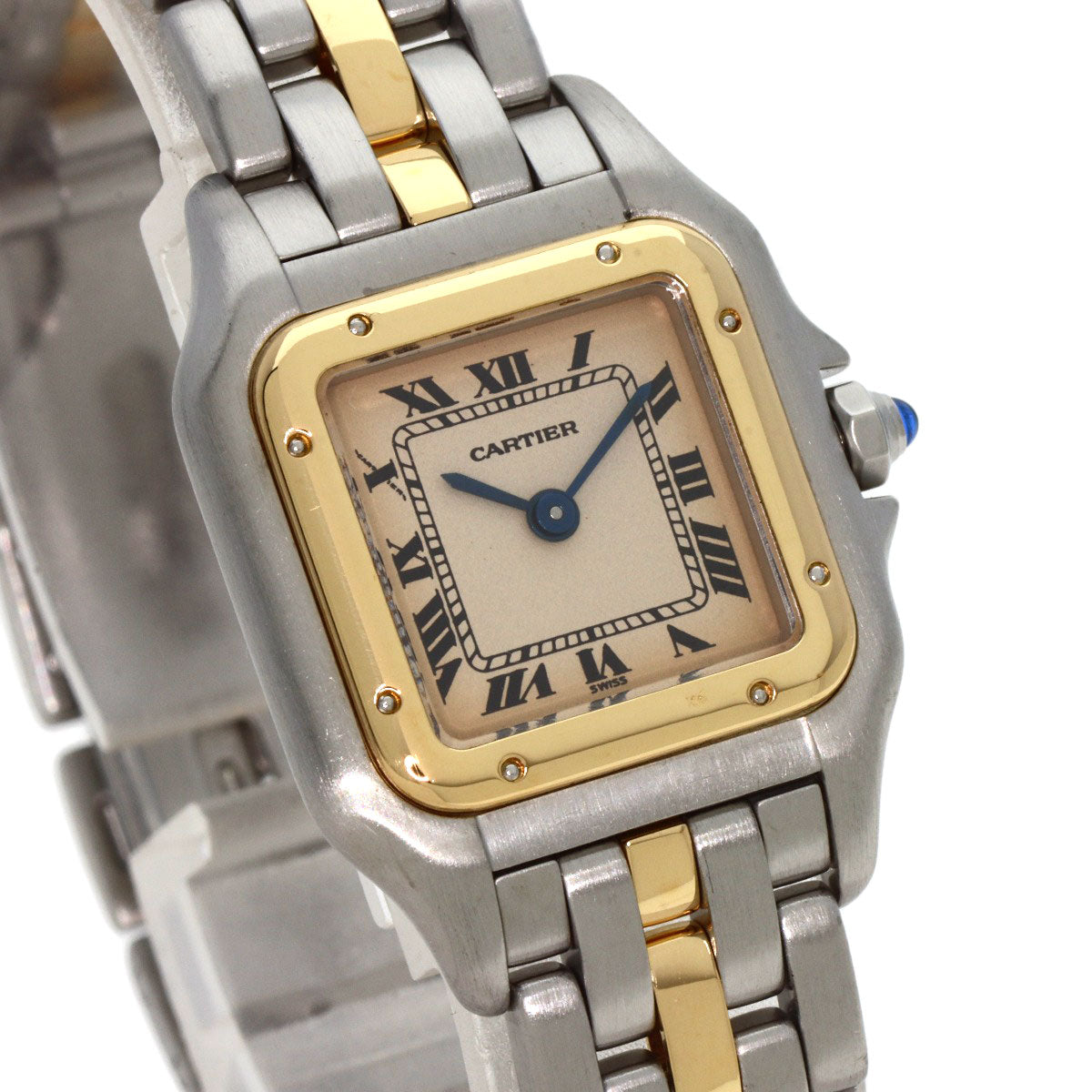 CARTIER PANTHERE SM 1 row Watches W25029B5 Stainless Steel/SSxK18YG Ladies