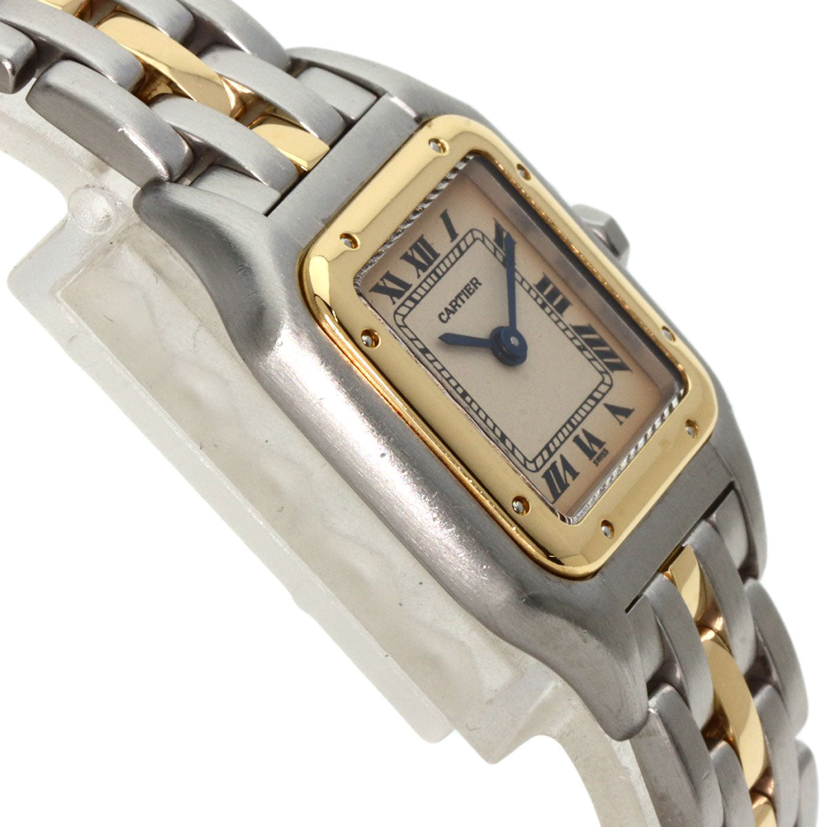 CARTIER PANTHERE SM 1 row Watches W25029B5 Stainless Steel/SSxK18YG Ladies