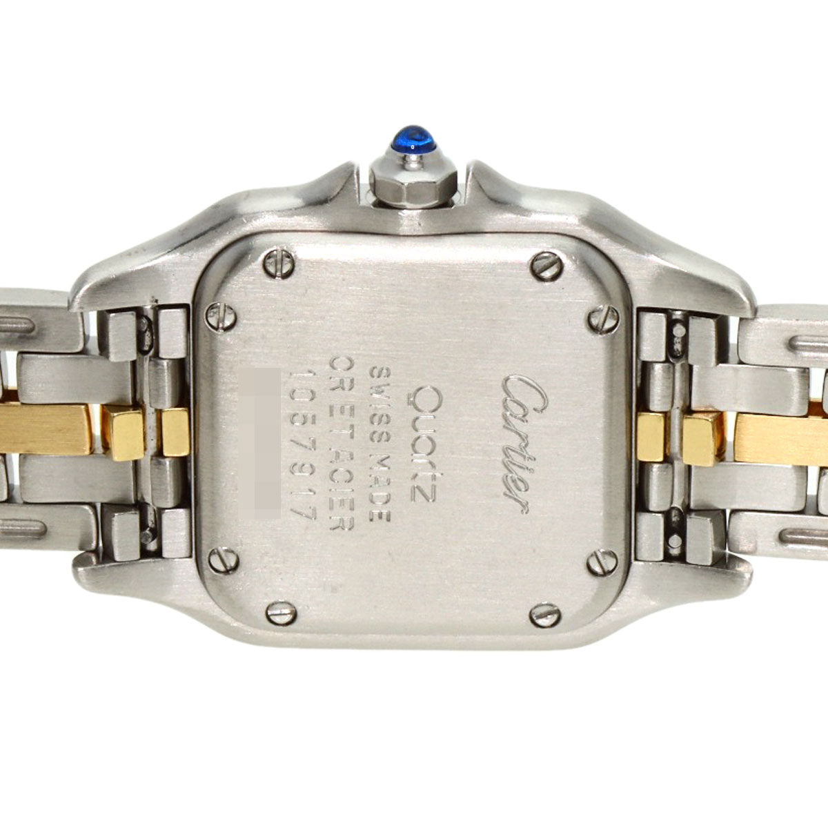 CARTIER PANTHERE SM 1 row Watches W25029B5 Stainless Steel/SSxK18YG Ladies