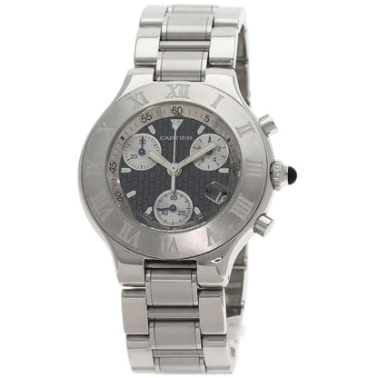 CARTIER CHRONOSCAPH21 Watches W101072T2 Stainless Steel/Stainless Steel mens