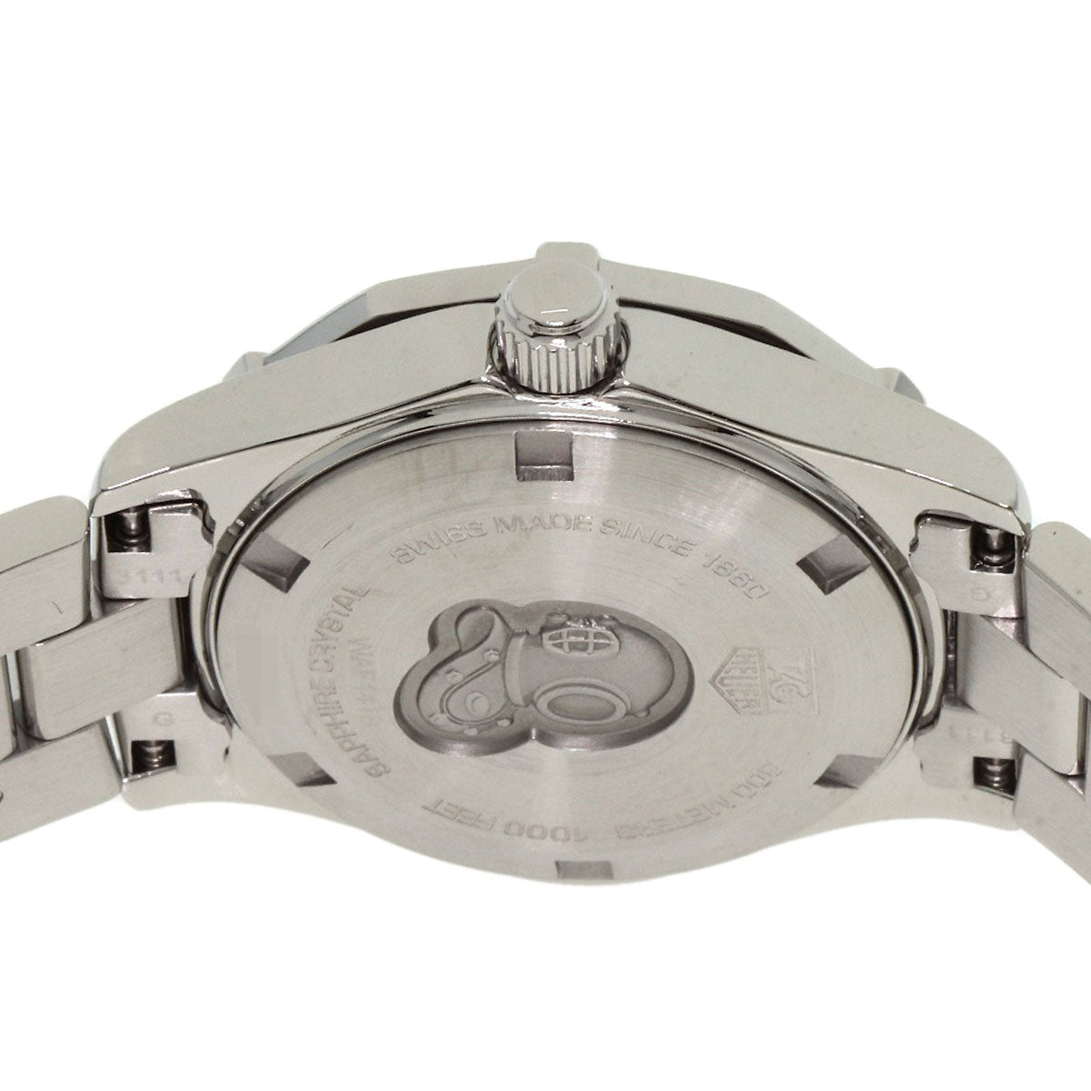 TAG HEUER Aquaracer Bezel 10P Diamond Watches WAF141B Stainless Steel/Stainless Steel Ladies