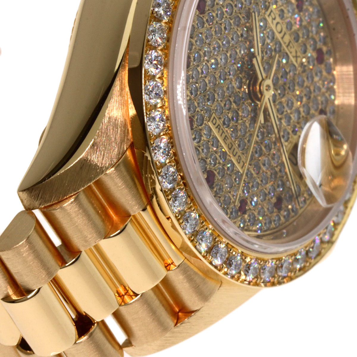 ROLEX Datejust Diamond Ruby Watches 69138 K18 Yellow Gold/18K Yellow Gold Ladies