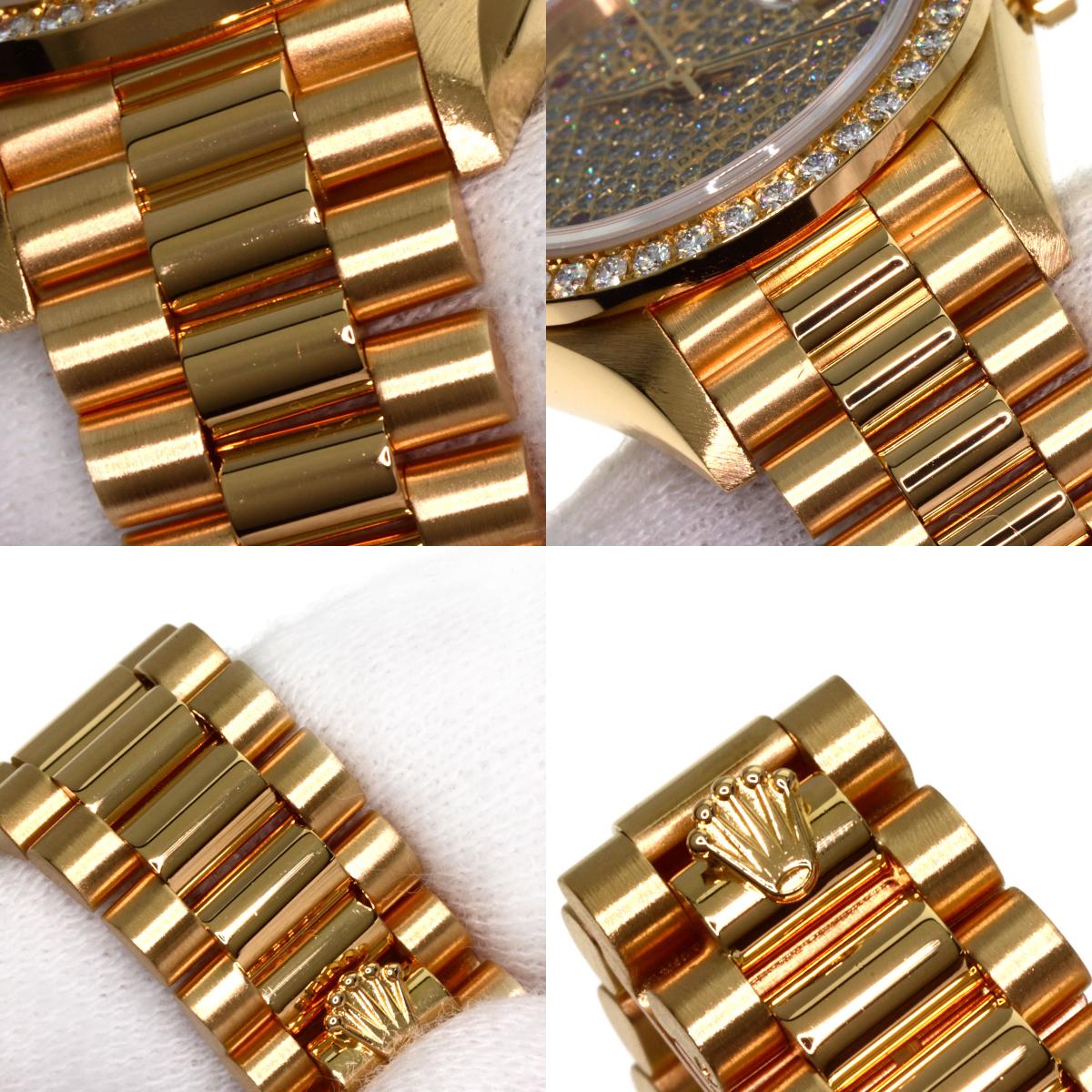 ROLEX Datejust Diamond Ruby Watches 69138 K18 Yellow Gold/18K Yellow Gold Ladies