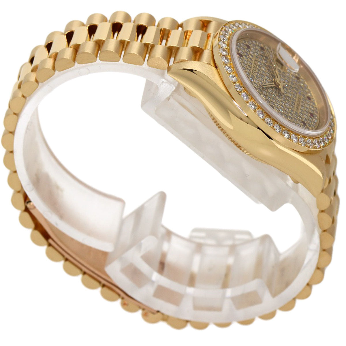 ROLEX Datejust Diamond Ruby Watches 69138 K18 Yellow Gold/18K Yellow Gold Ladies