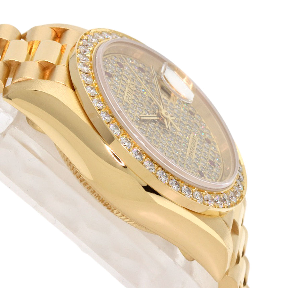 ROLEX Datejust Diamond Ruby Watches 69138 K18 Yellow Gold/18K Yellow Gold Ladies