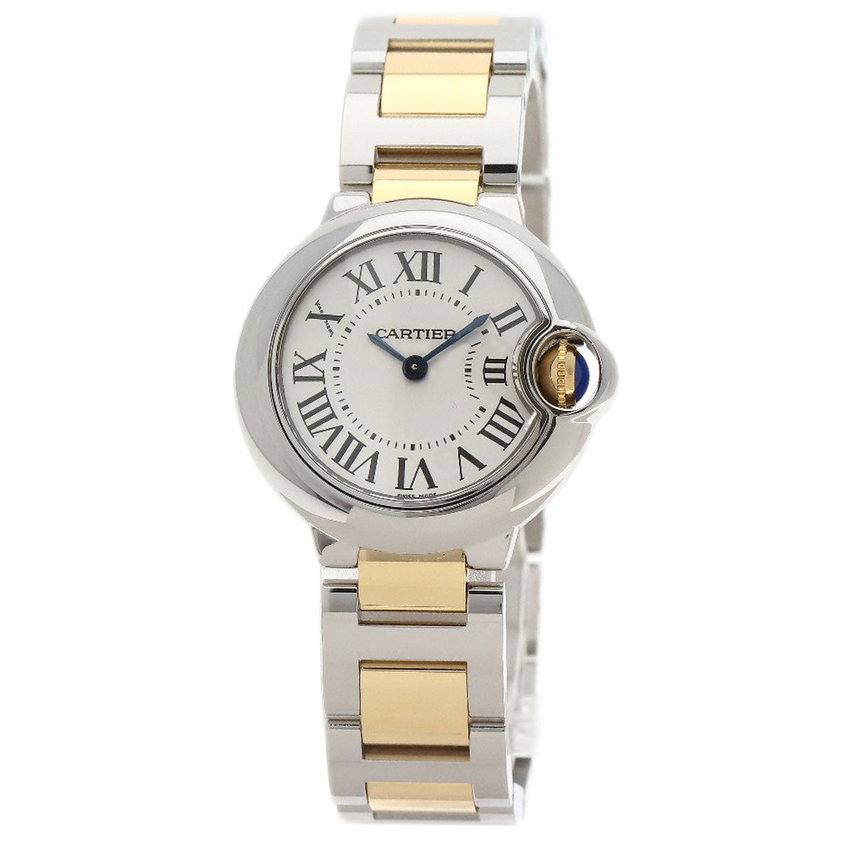 CARTIER Baron blue SM Watches W2BB0010 Stainless Steel/SSxK18YG Ladies