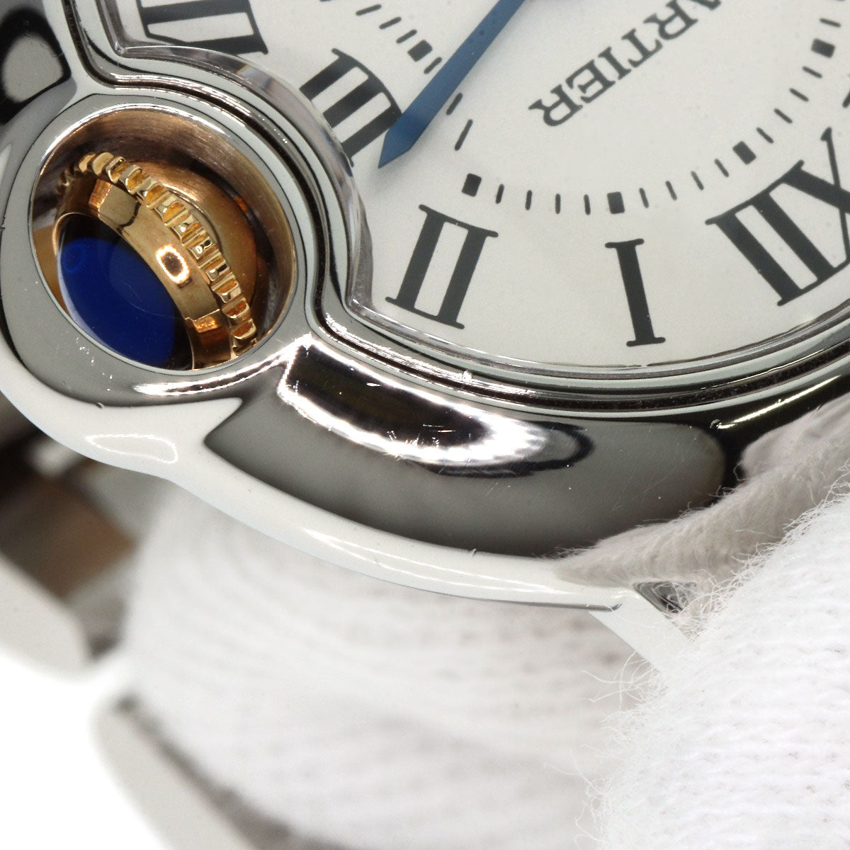 CARTIER Baron blue SM Watches W2BB0010 Stainless Steel/SSxK18YG Ladies