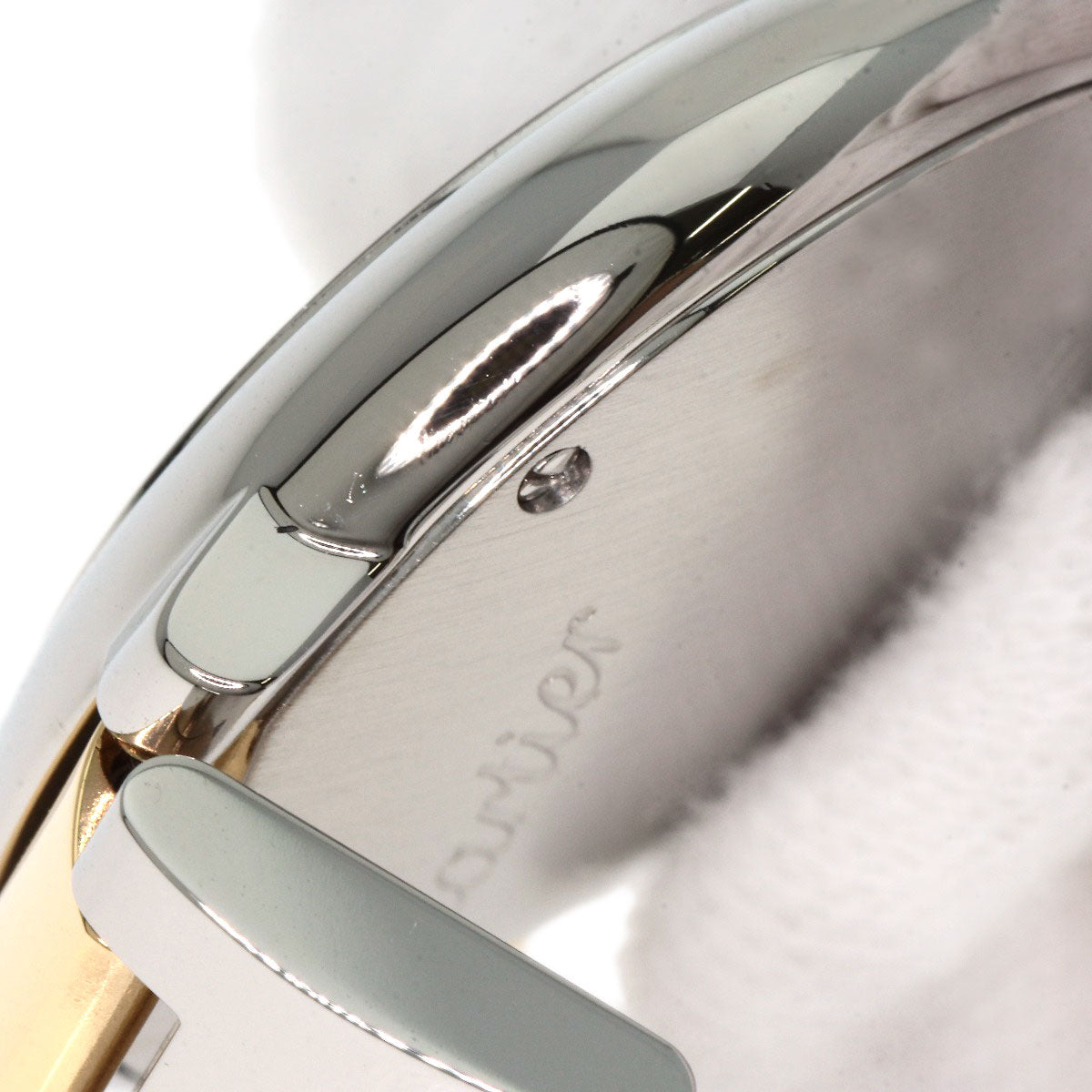 CARTIER Baron blue SM Watches W2BB0010 Stainless Steel/SSxK18YG Ladies