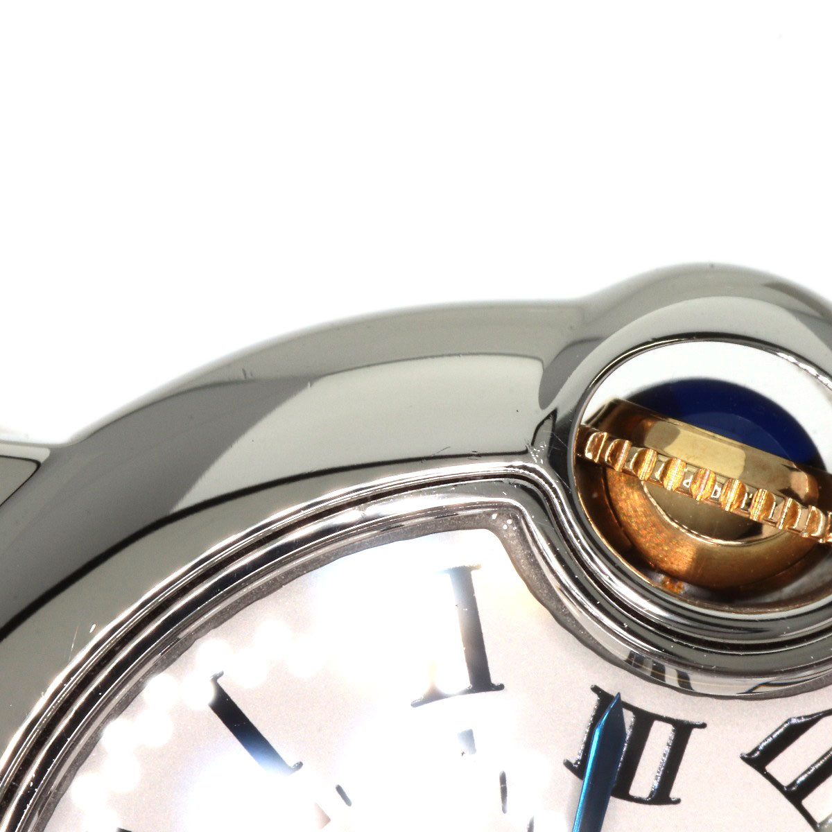 CARTIER Baron blue SM Watches W2BB0010 Stainless Steel/SSxK18YG Ladies