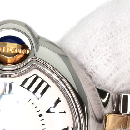 CARTIER Baron blue SM Watches W2BB0010 Stainless Steel/SSxK18YG Ladies