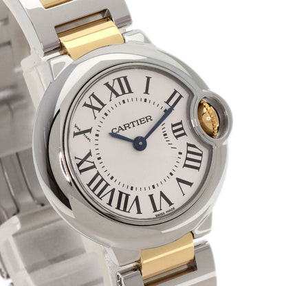 CARTIER Baron blue SM Watches W2BB0010 Stainless Steel/SSxK18YG Ladies